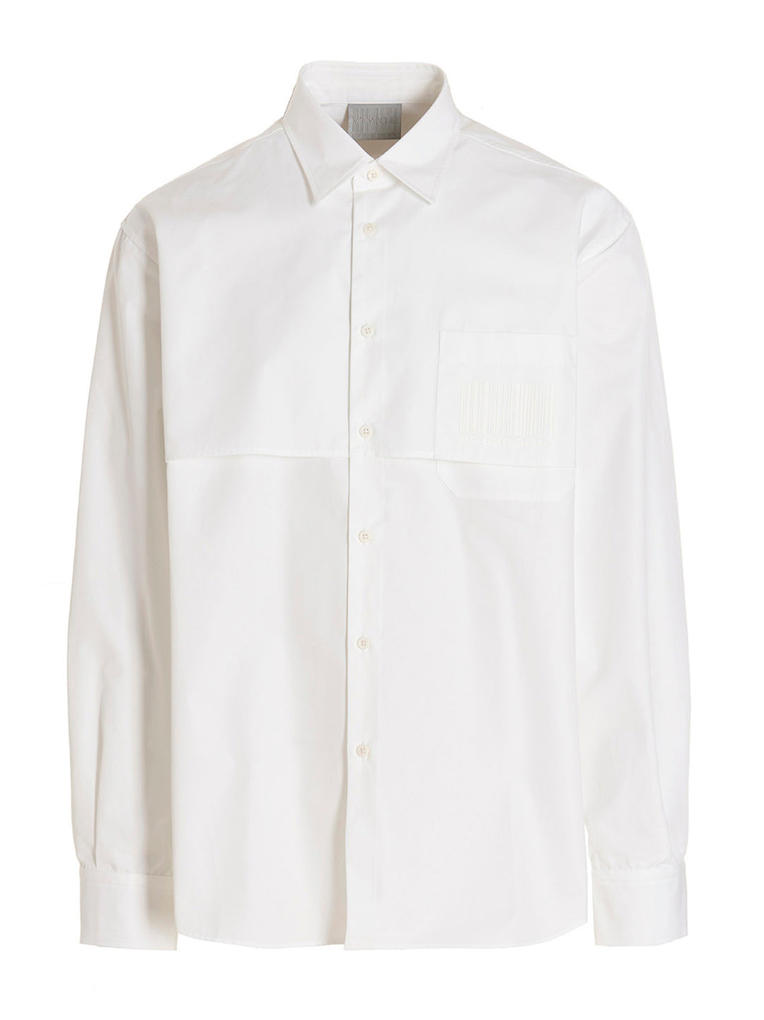 Vtmnts Barcode Shirt and Blouse - White | 8e38f67b244a90fd12fe7659380297b7abff84a4