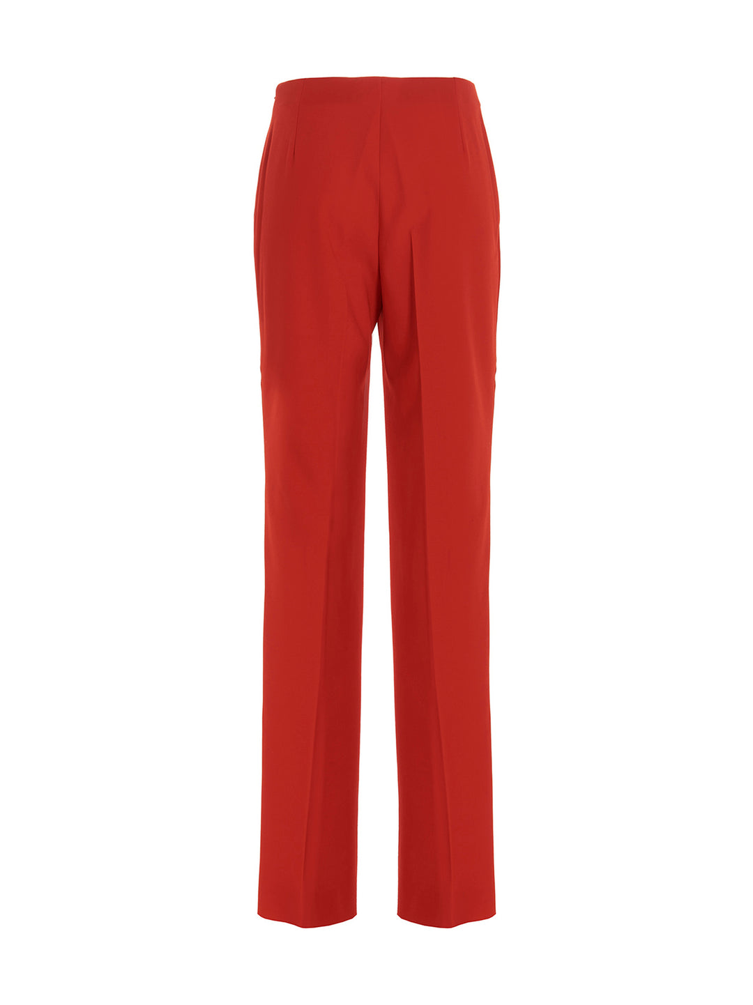 Ferragamo Straight  With Pleat Pants - Red | f900c02e3f48fc15bf25f67b1ce03f9ac7dc4b8d