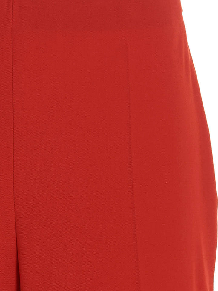 Ferragamo Straight  With Pleat Pants - Red | de4cecdec9d8ff8ce088b1fc68b1bb5655f08cee