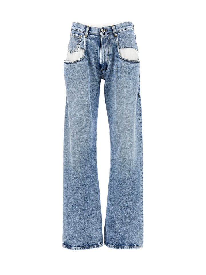 Maison Margiela Tagli Laterali Jeans - Light Blue | 9e4d322d74ee60cc8334bcdced2afe5c09902749