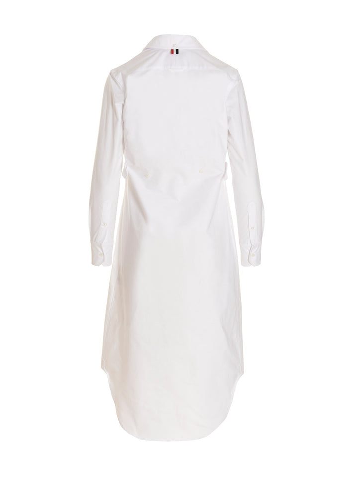 Thom Browne Shirt Dress Dresses - White | 1365bb0fdb34ab9a2378dedacc946b606bf2d5da