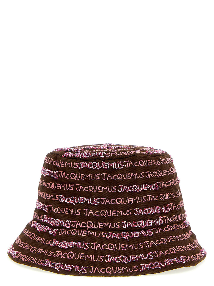 Jacquemus Le Bob Bordado Hats - Brown | 52ddcf30094bd6d2cb451a0874a3b2cc50b0a57a