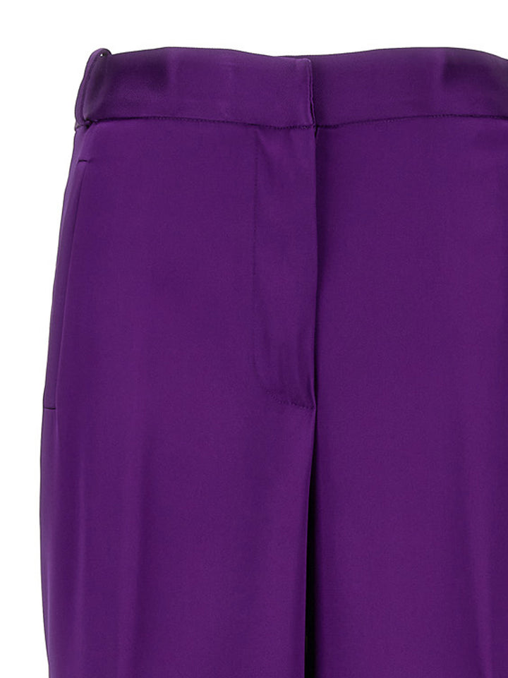Versace Satin Cargo Pants - Purple | 0a4df8316b95e69d3b030d9a7ecc0d2a0ec44a09