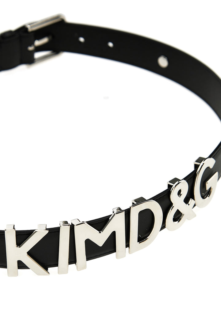 Dolce & Gabbana Kim D&G Belts - Black | 0083e70d54f89623437ef6a15bdaeb1d107bb3a2