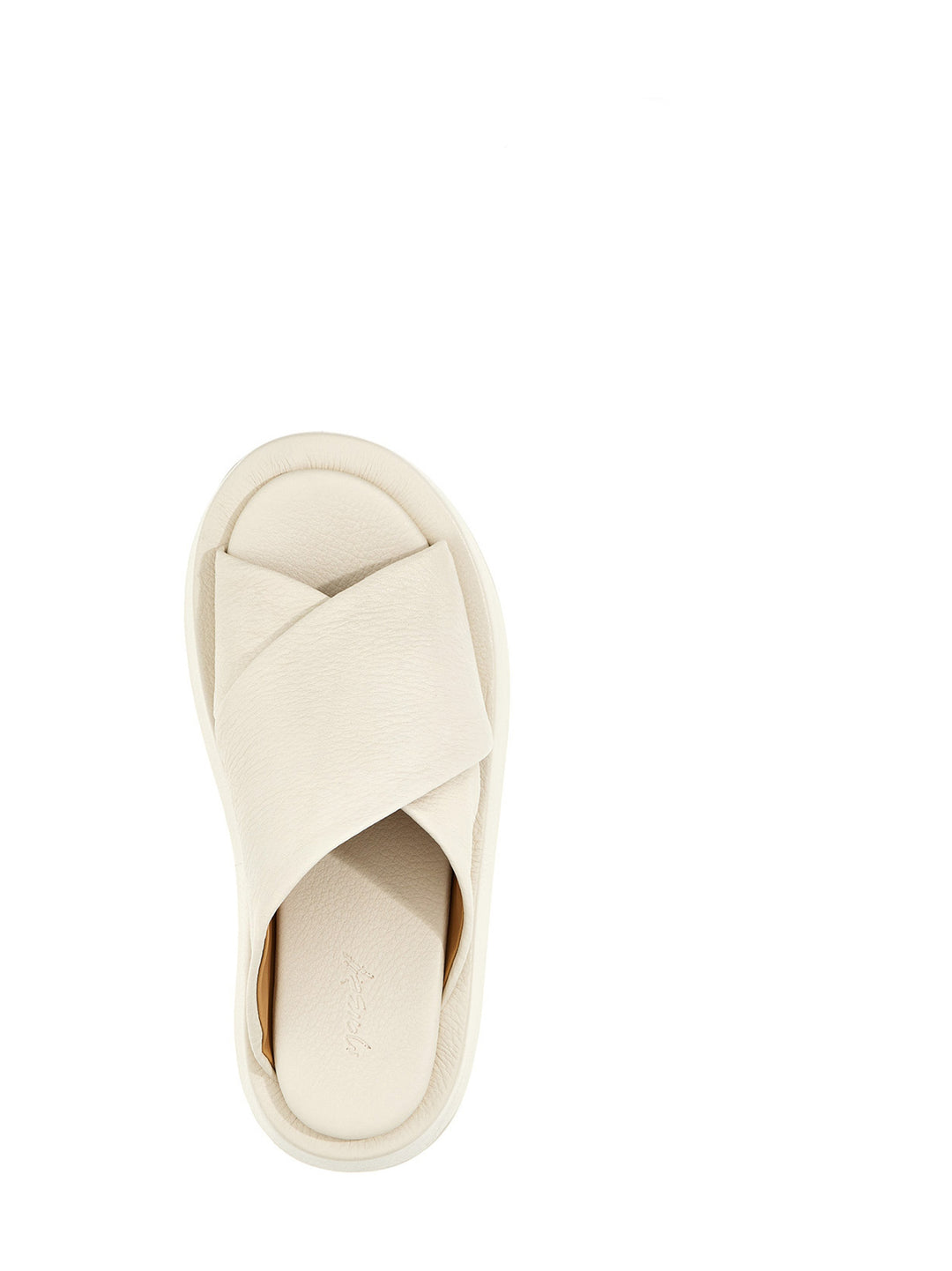 MarsèLl Flat Sandals - White | 330ed2e73bbd9ebec2352d7e7b445be6568432e5
