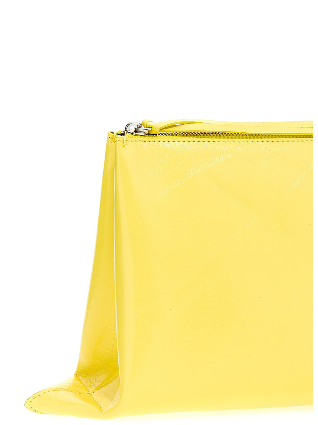 Jil Sander Impero Clutch - Yellow | b551edb14fec03f182c774df79610488dfe950de