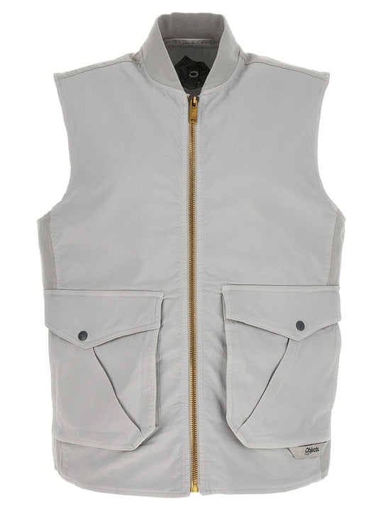 Canvas Vest Gilet Gray