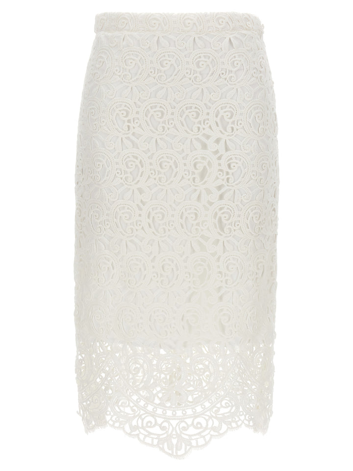 Burberry Lace Skirt Skirts - White | 52d0b8692de1d9a109ce0352052c9e4fefec7f70