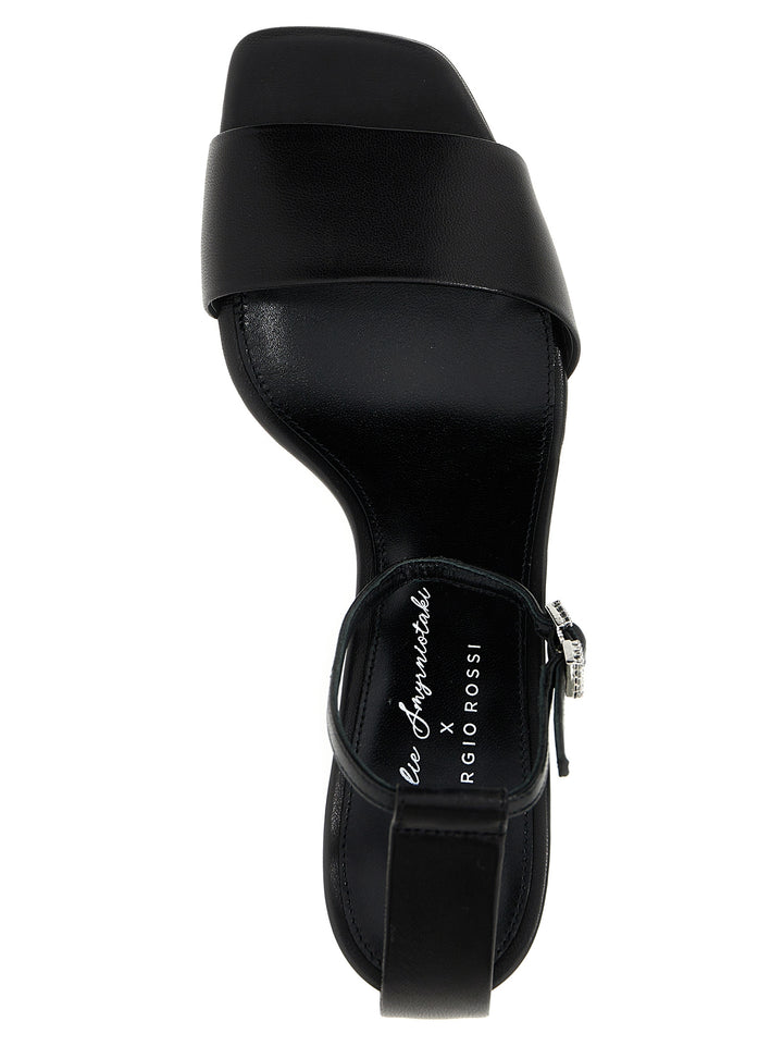 Sergio Rossi Evangelie Sandals - Black | 496ff44516acc3e5011696a3d9451a999404f068