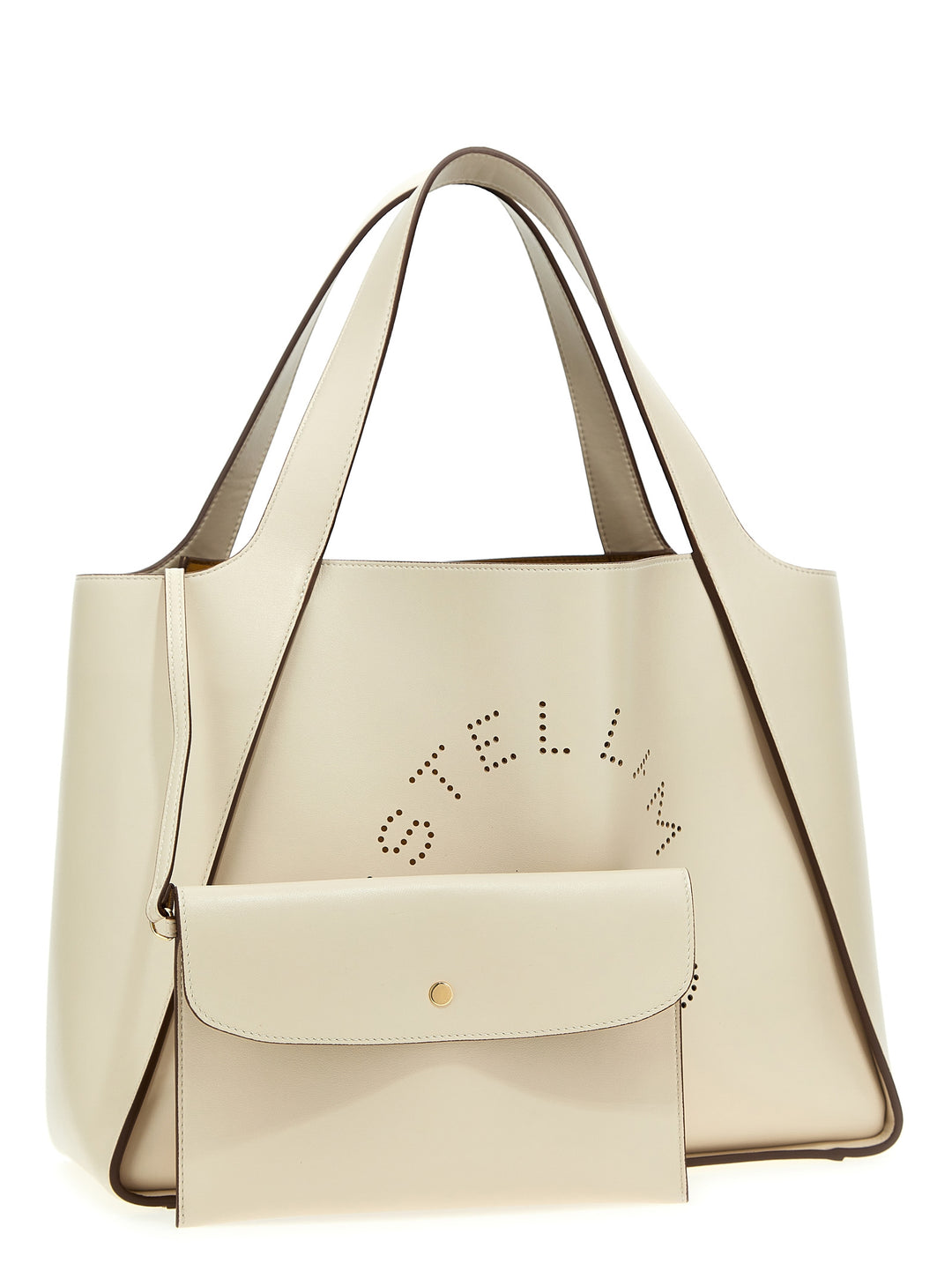 Stella Mccartney Stella Logo Tote Bag - White | 90b2fa0e2af29e8f4038959539b5b38a09ec3798