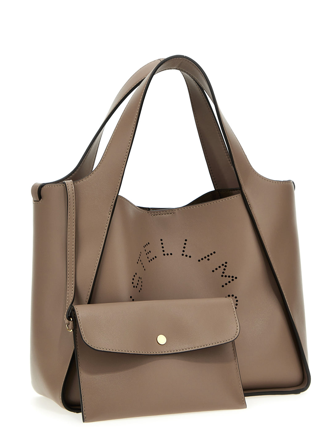 Stella Mccartney Logo Stella Tote Bag - Beige | aa09c53fbe8f5959946e5448de06b2bc83eba3dd
