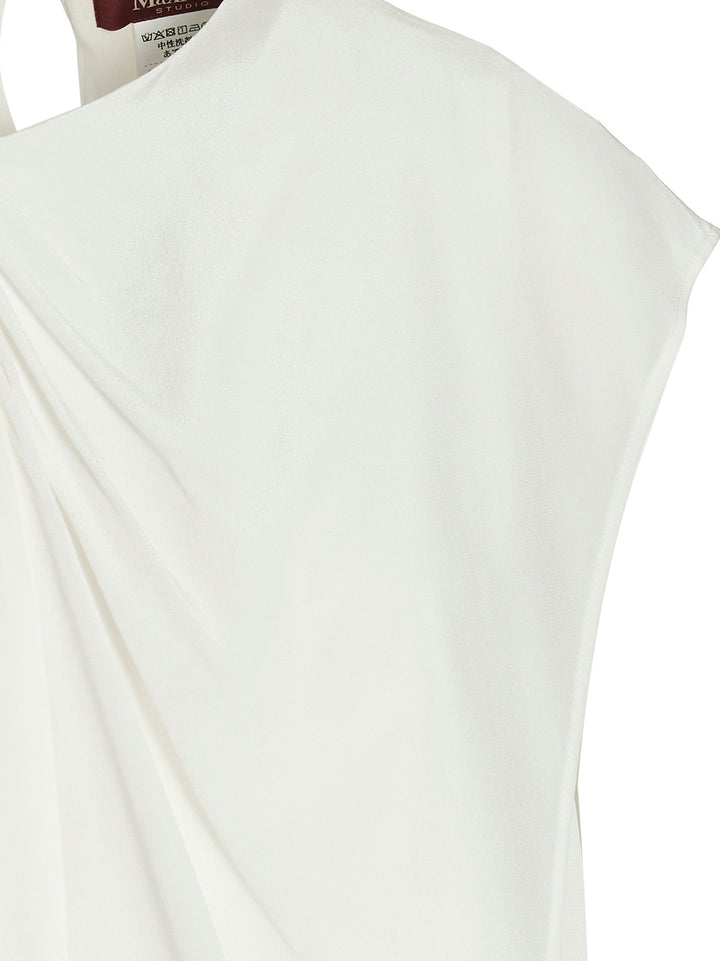 Max Mara Studio Baylda Tops - White | a4e5582dc0810d07e4a33252ca36c734b580c249