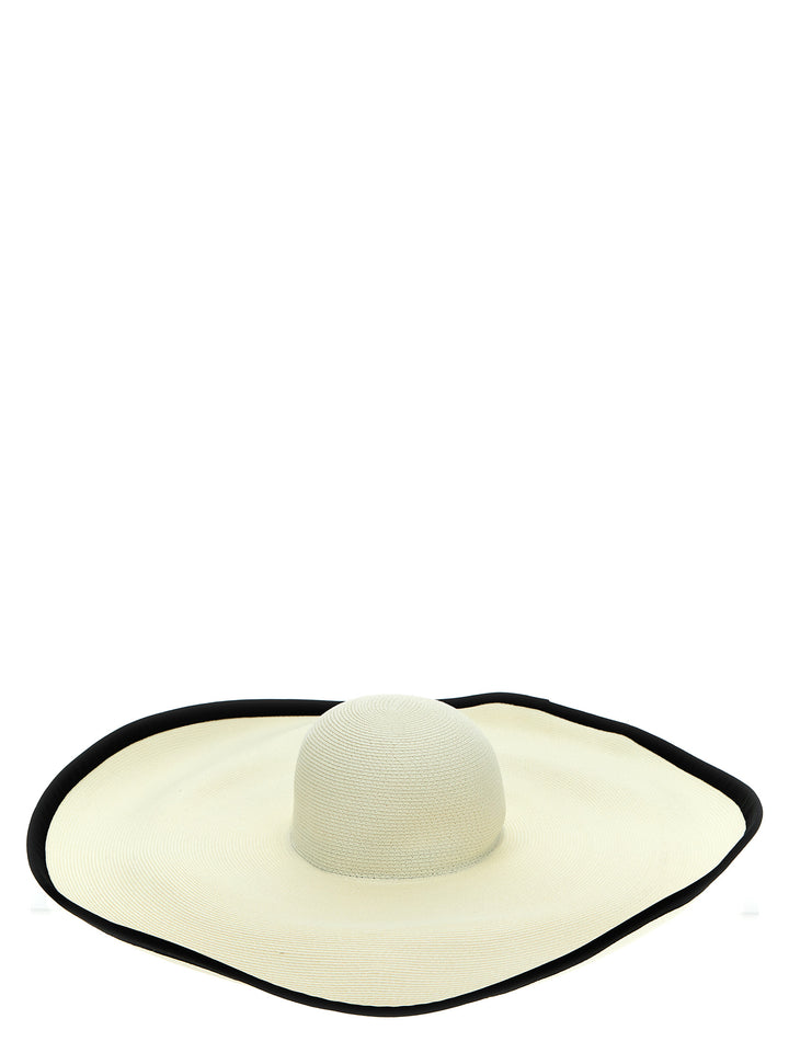 Max Mara Robert Hats - White/Black | 4a894d0cfebe8b62afe799f6b754a17666fa8f83