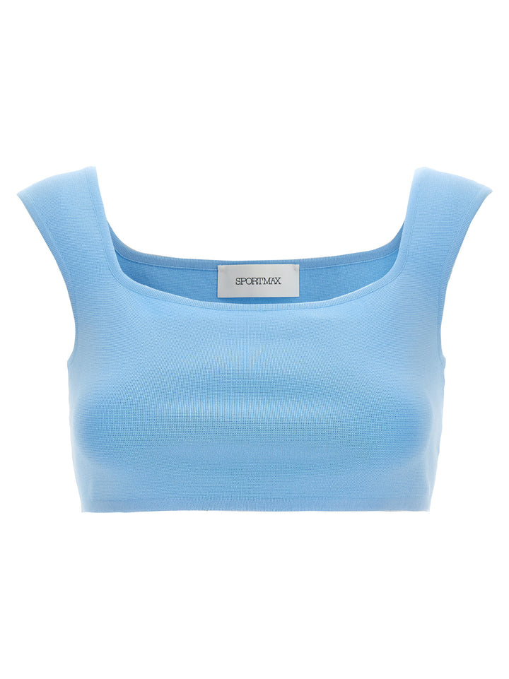 Sportmax Fulmine Tops - Light Blue | 0c467e057239dd7e16bccd88ad81c4ce62fb243a