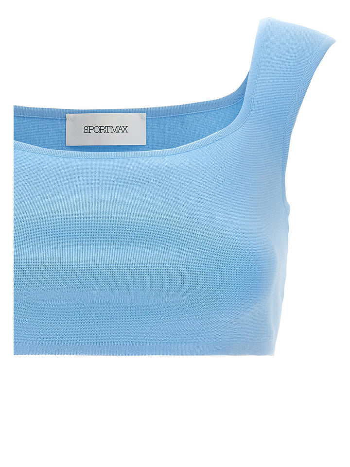 Sportmax Fulmine Tops - Light Blue | 49b85df2adb96d4e573ed6ba6913e02f2e6e989e