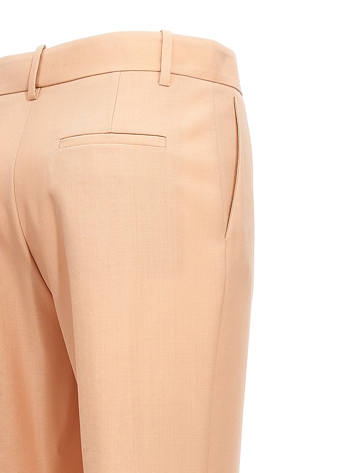 Valentino Garavani Dry Tailoring Wool Pants - Beige | b51d99b785904a9c9f59318ef59d7fe3e67f4049