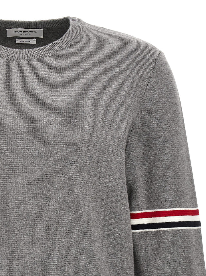 Thom Browne Classic Sweater Sweaters and Cardigans - Gray | 72d0b9a50ff59fa3a11805794ae2b5f2514ffd12