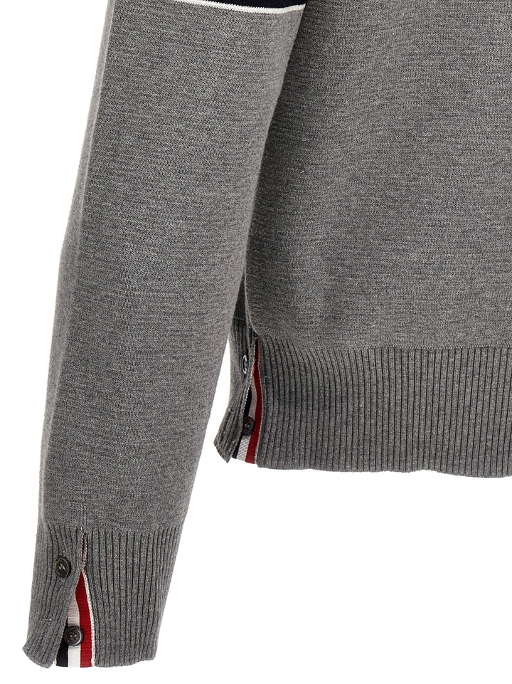 Thom Browne Classic Sweater Sweaters and Cardigans - Gray | 6450950f4a0c695c07bdbf97f804306a16371169
