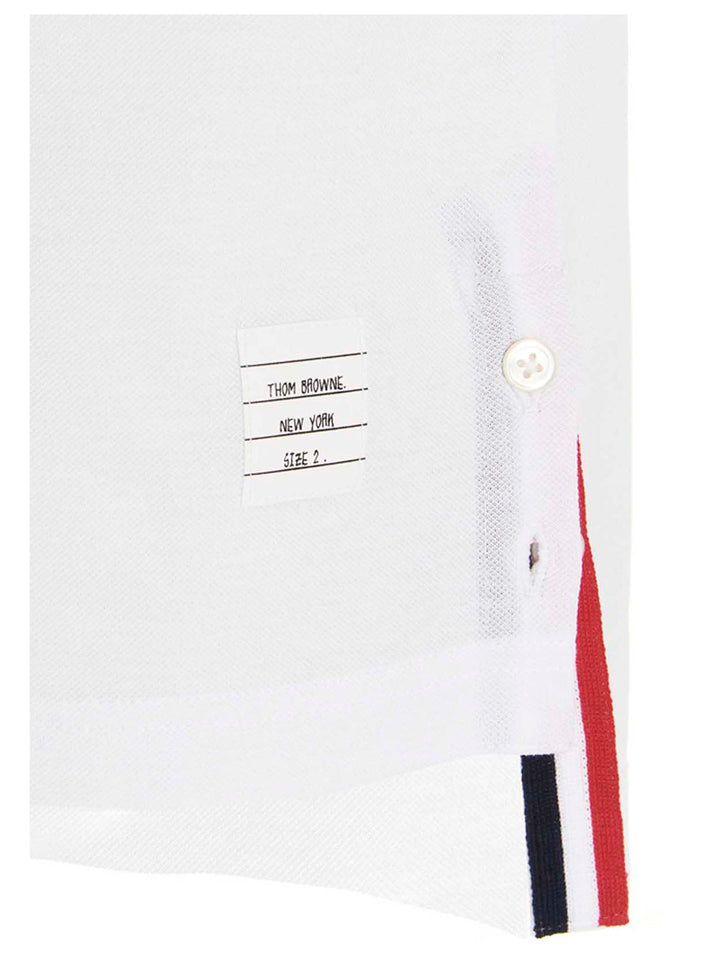 Thom Browne Rwb  Shirt Polo - White | 7250e7bca126d99d105a6c0f3b37655efa897508