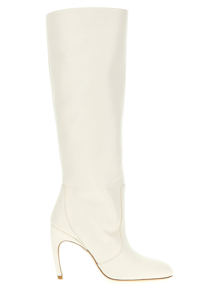 Stuart Weitzman Lux Curl Boots Boots and Ankle Boots - White | a135feafb615de69587608aee608be6d2239cc98