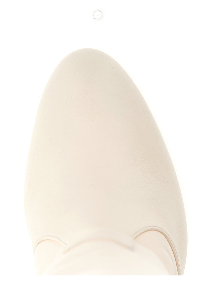 Stuart Weitzman Lux Curl Boots Boots and Ankle Boots - White | 16d4bd5d3e00961015923f05387e8eeda33d4b70