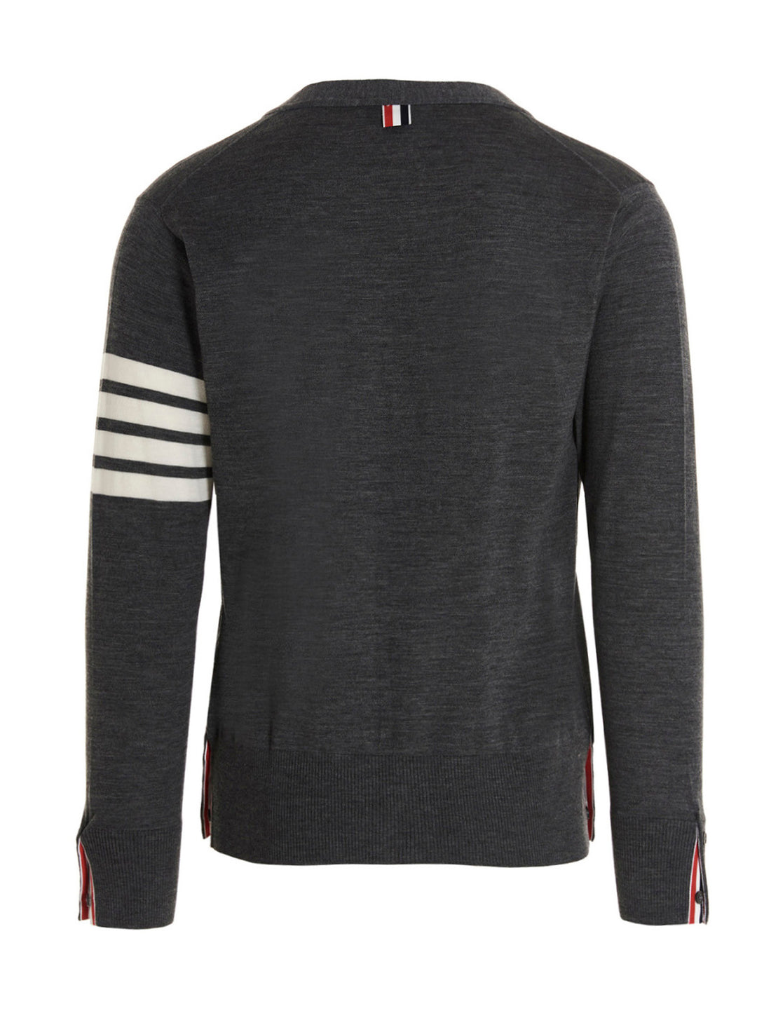 Thom Browne Merino Wool Cardigan Sweaters and Cardigans - Gray | 7935b98f65877e3ed3efb730ffa6b7206c4d6a95