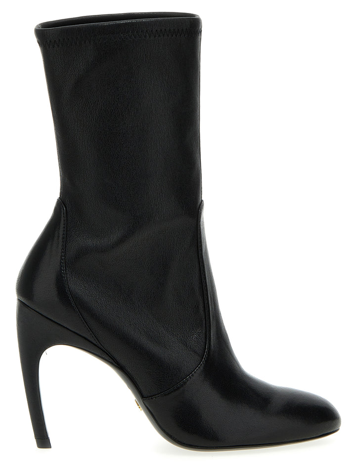 Stuart Weitzman Lux Curl Ankle Boots Boots and Ankle Boots - Black | 1e6fb4b6f9b1d6e93e2c95906065ed8e474e8440