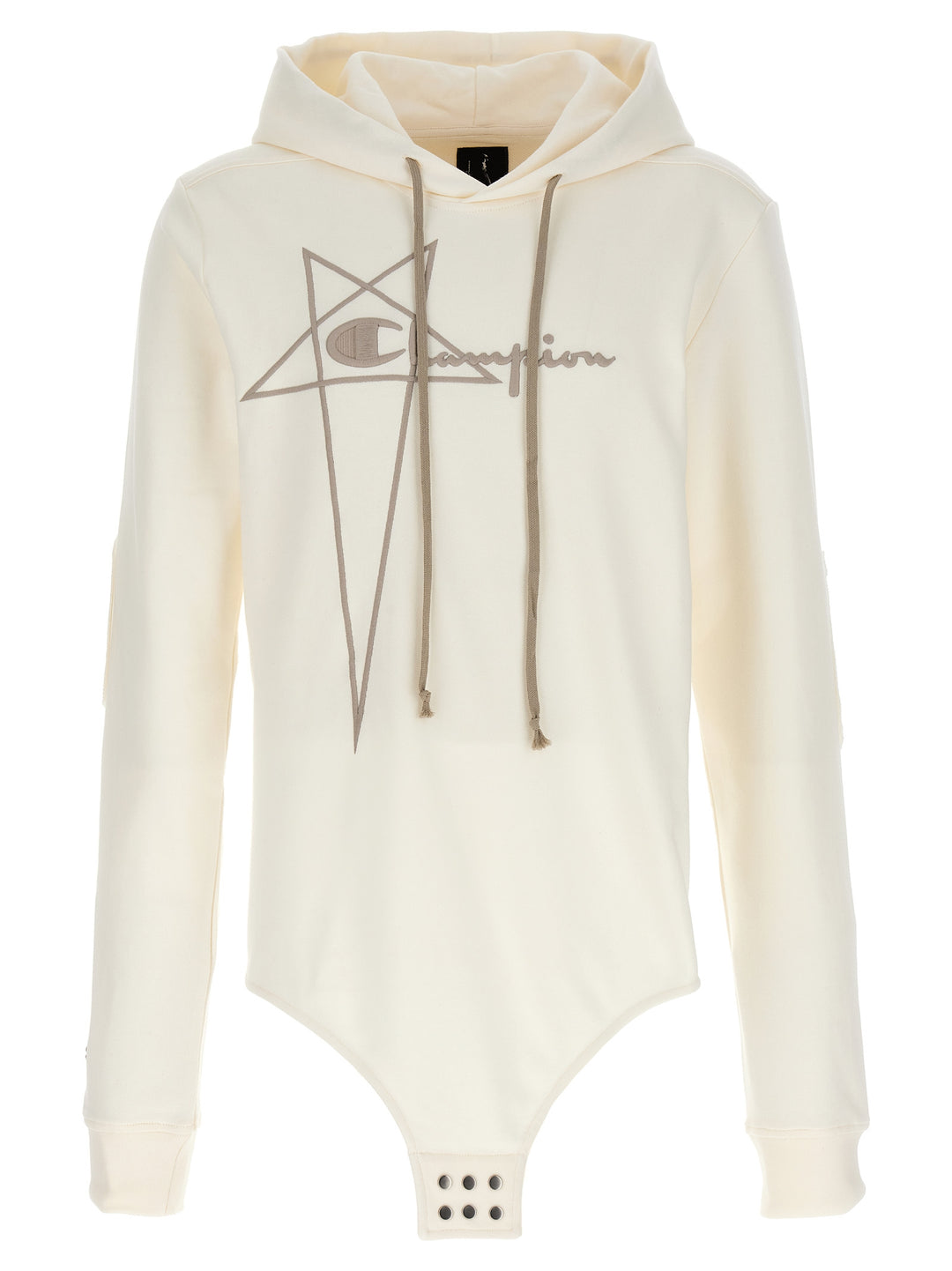 Rick Owens Champion X Rick Owens Hooded Bodysuit INTIMO - White | 00e6ac84a33e562fae2f9c514cb7f7fa3d314241