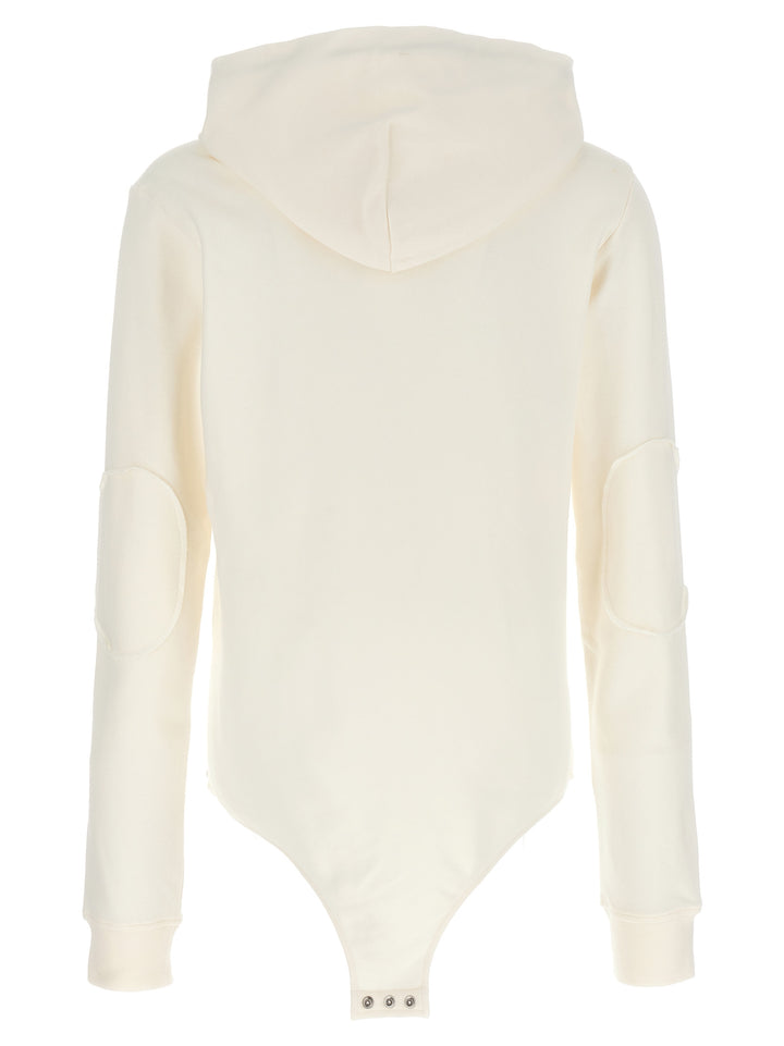 Rick Owens Champion X Rick Owens Hooded Bodysuit INTIMO - White | 27fd297addf877057051727a4912da1789031f88