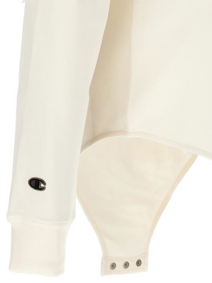 Rick Owens Champion X Rick Owens Hooded Bodysuit INTIMO - White | d22e36664de620591d867d6ec6b4b4e0a18b2150