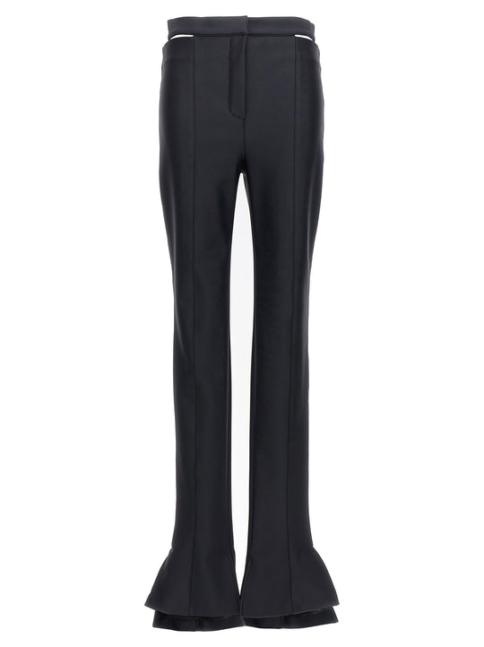 Cut-Out Pants Black