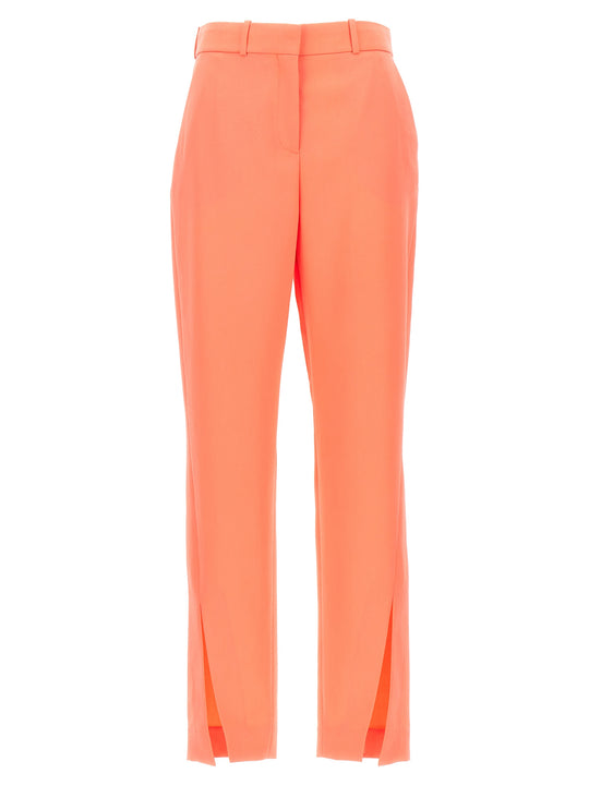 With Side Slits Pants Pink