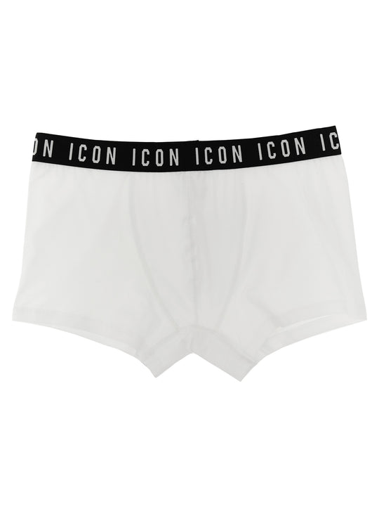 Logo Boxer Shorts Intimo White/Black
