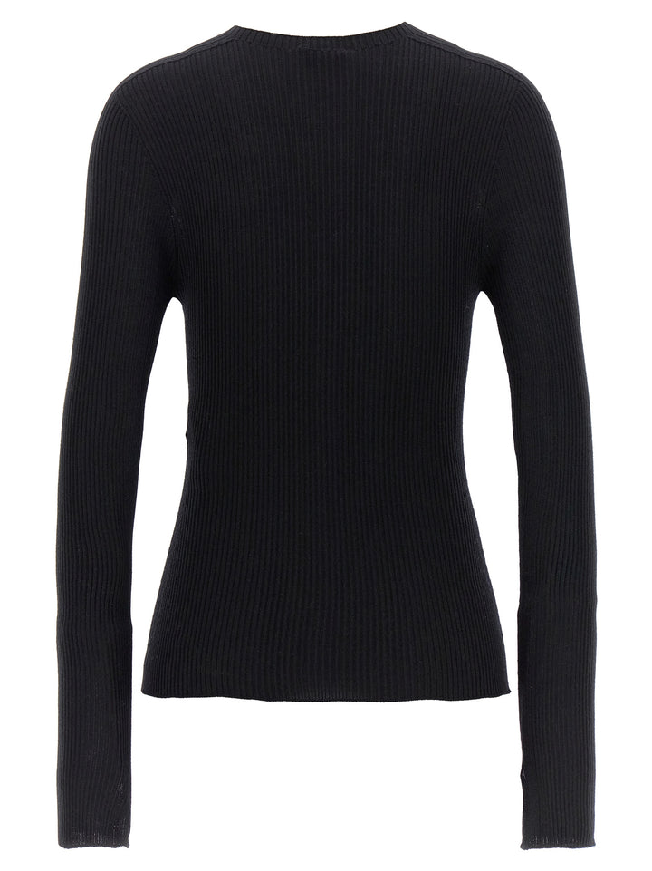 Lanvin Ribbed Sweater Sweaters and Cardigans - Black | 67b5ab2f521a9a7ce998e48ed6f621a8a44cb307