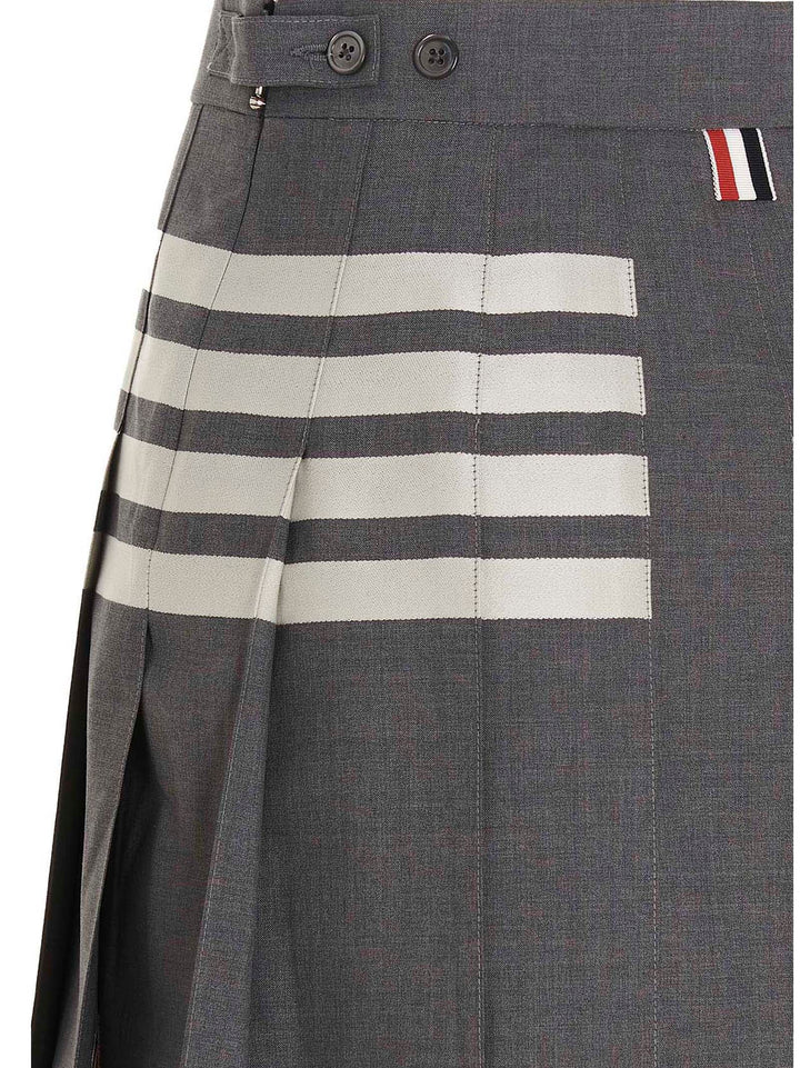 Thom Browne 4 Bar Skirts - Gray | 40cd3a3f7048608a17c8301f23fd314931959065
