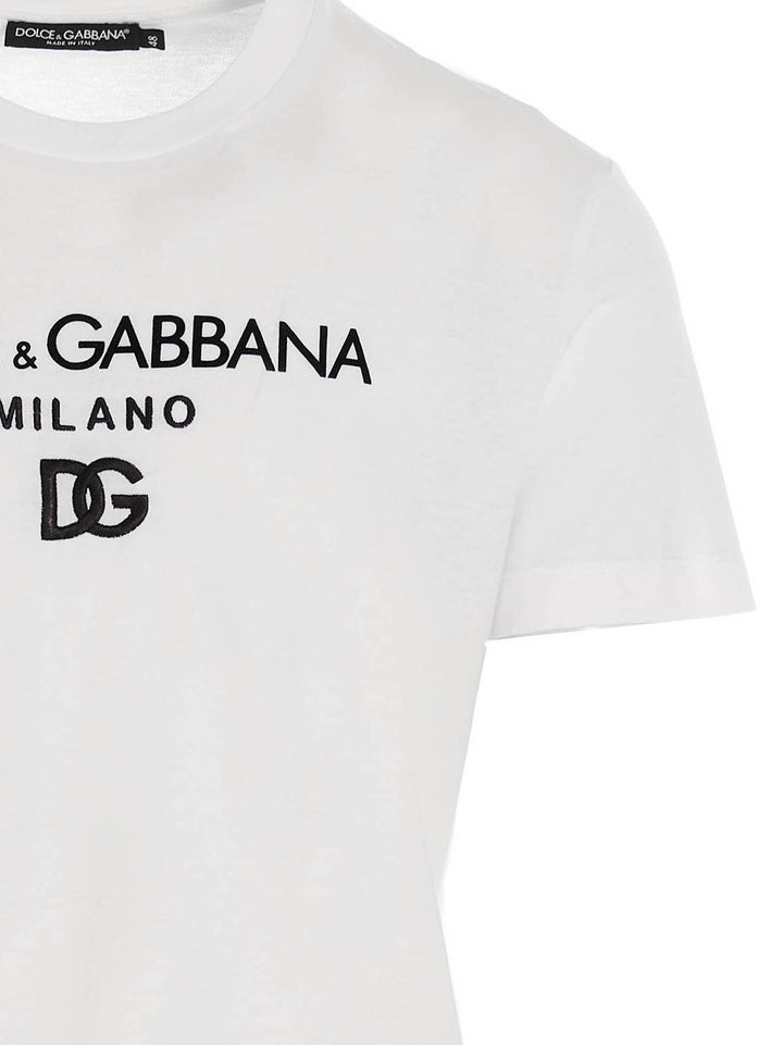 Dolce & Gabbana Dg Essential T-shirt - White | 4d0f40912f16f38ac767ad6560a62d14433dd139