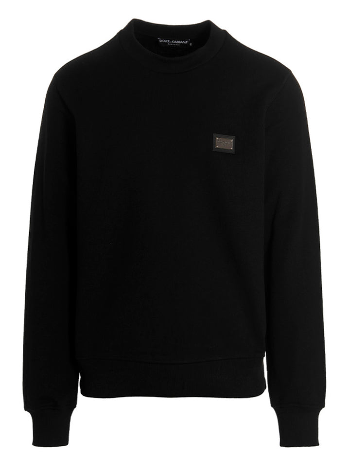 Dolce & Gabbana Dg Essential Sweatshirt - Black | 32a37f12b840cf8d4af9cda5254764ec5bcba40e