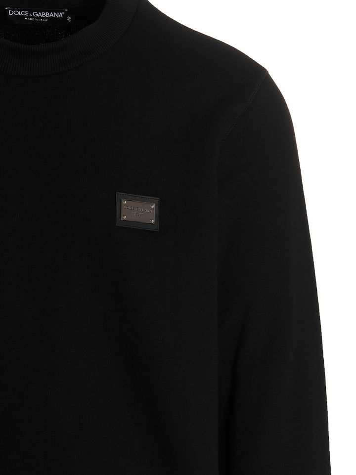 Dolce & Gabbana Dg Essential Sweatshirt - Black | c0e70a7c752d89f0ff1acb1430ef6c6ec5996382