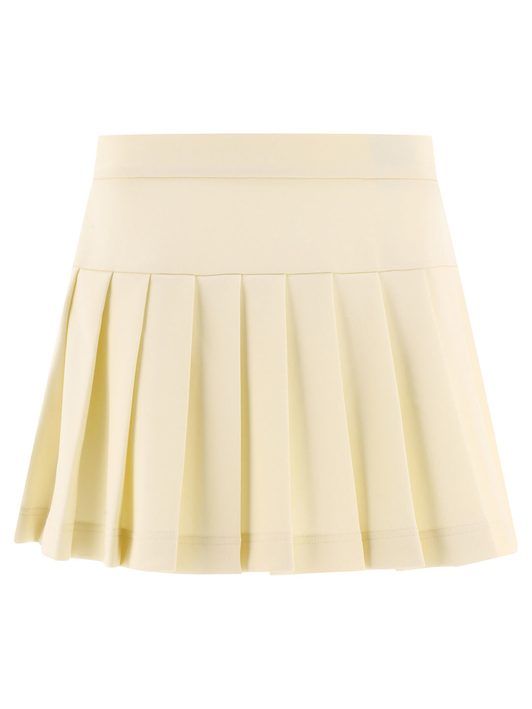 Palm Angels Pleated Track Skirt Skirts - Beige | 332d5931cfe7505da3c8ab43c0f05ac0e3ab5385