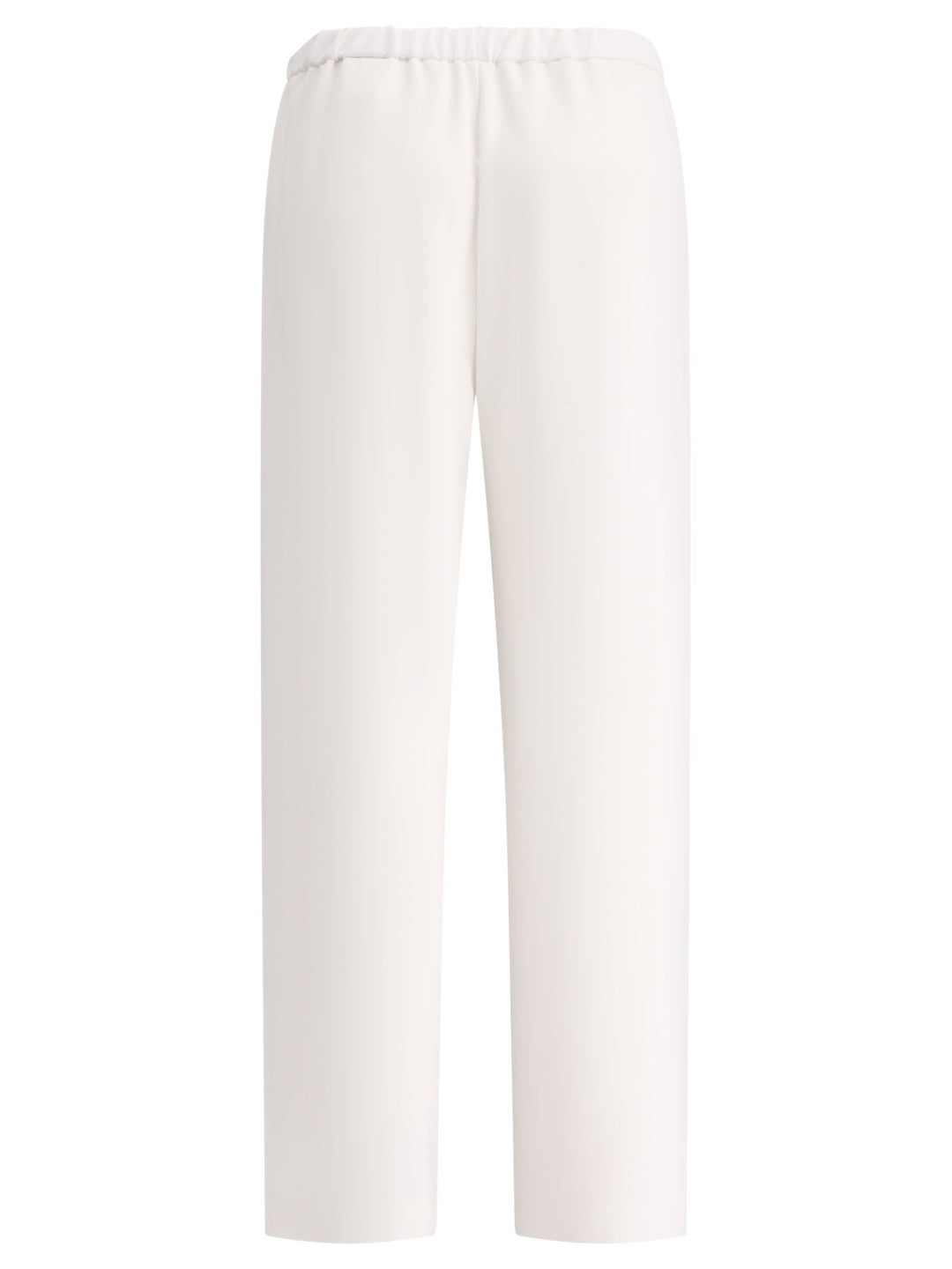 Wide Trousers White