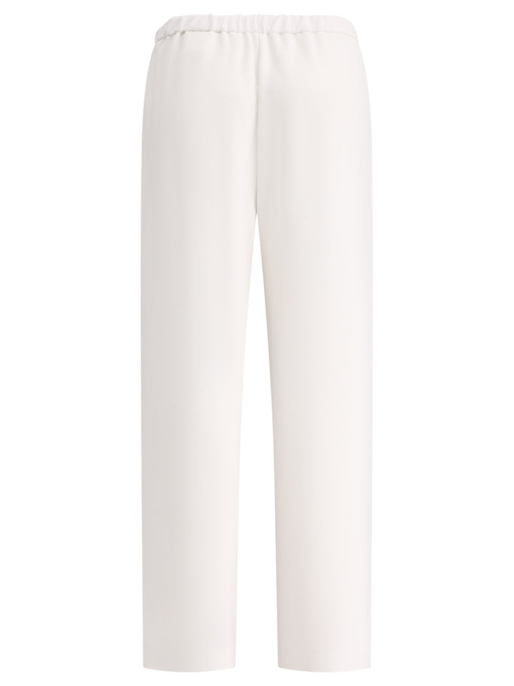 Wide Trousers White