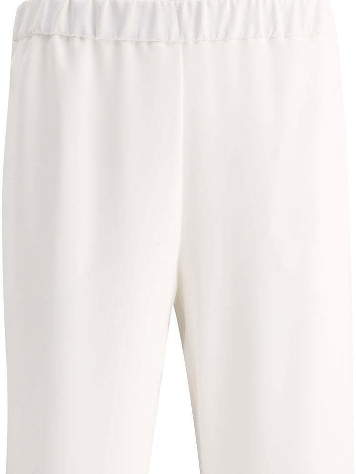 Wide Trousers White