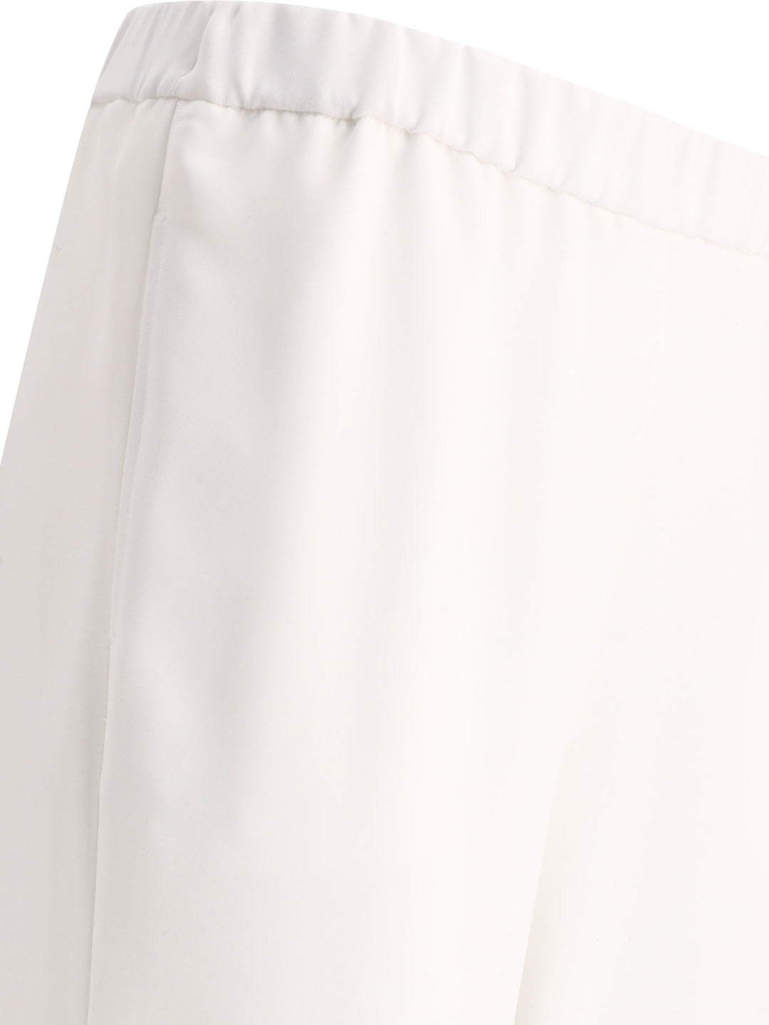 Wide Trousers White