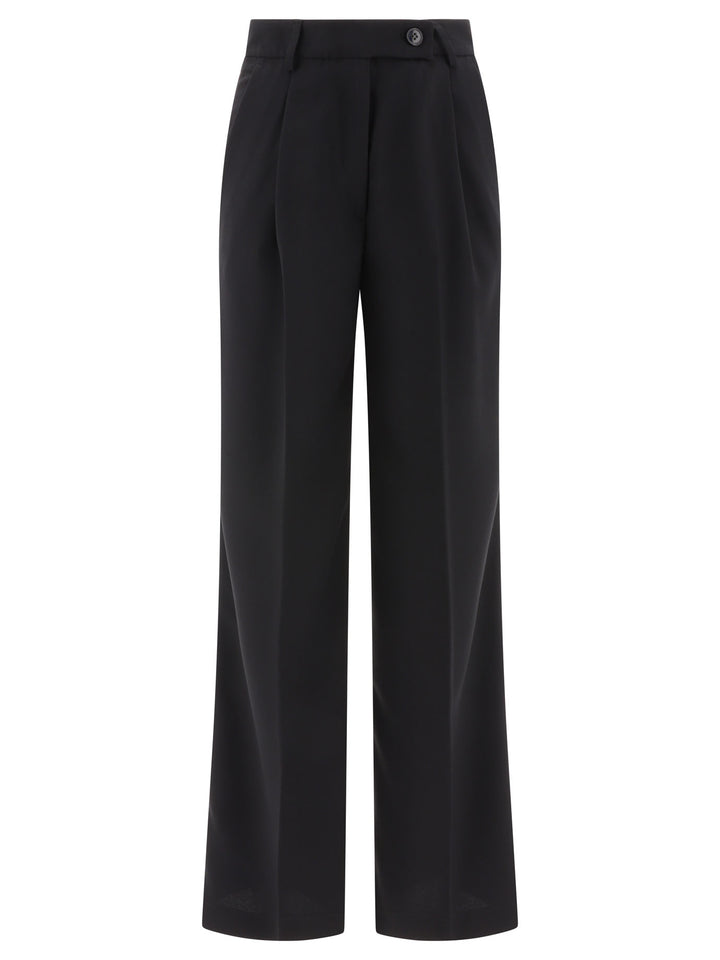 F.It Tailored  With Pressed Crease Trousers - Black | 1ec3d40521be8e2979ecdb8ed2611ade43b1d1b6