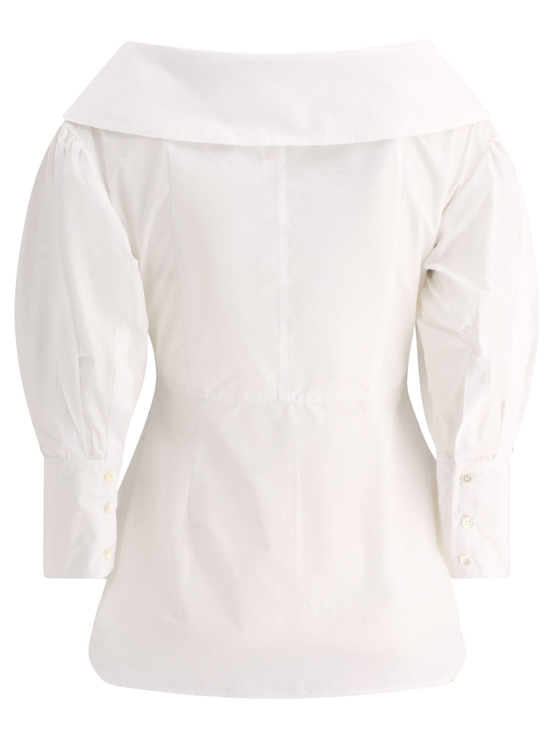 F.It Shirt With Open Collar Shirts - White | 50add1eb5f2ea20f407cc9cb9511edda6feef6bb