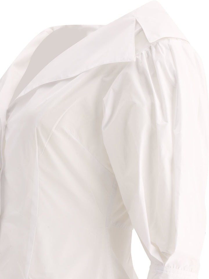 Shirt With Open Collar Shirts White