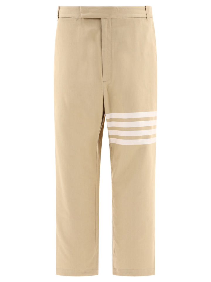 Thom Browne Pantaloni Taglio Dritto Trousers - Beige | ae384661b249250dec1477de9a24c315f349e06f