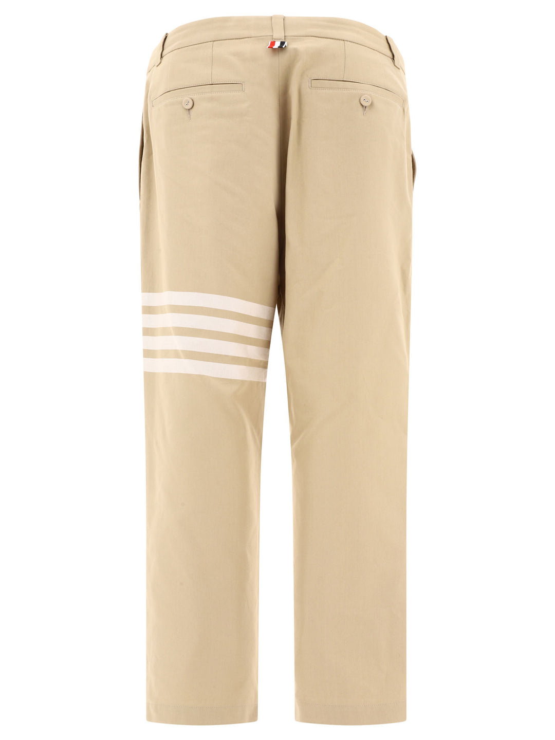 Thom Browne Pantaloni Taglio Dritto Trousers - Beige | cbe9a19e1b9ffd01cf5c439e607f19569fb2902d