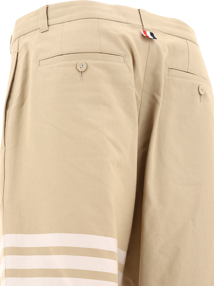 Thom Browne Pantaloni Taglio Dritto Trousers - Beige | cc04dfc631a314f572ec0e49269788979dd26ff0