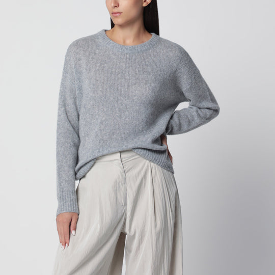 Grey Lova Cashmere And Silk Sweater